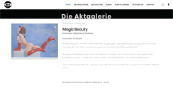 Desktop Screenshot of die-aktgalerie.de